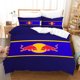 thumbnail image 1 of x2333 Bed SheetsBull Cover Comforter Bedding Sets Bedding Set Duvet Cover Comforter Sets Quilt Pillowcase Quilt Cover Red 3-Piece Bedding Set (1 Duvet Cover + 2 Pillow Shams) nj2333, 1 of 5