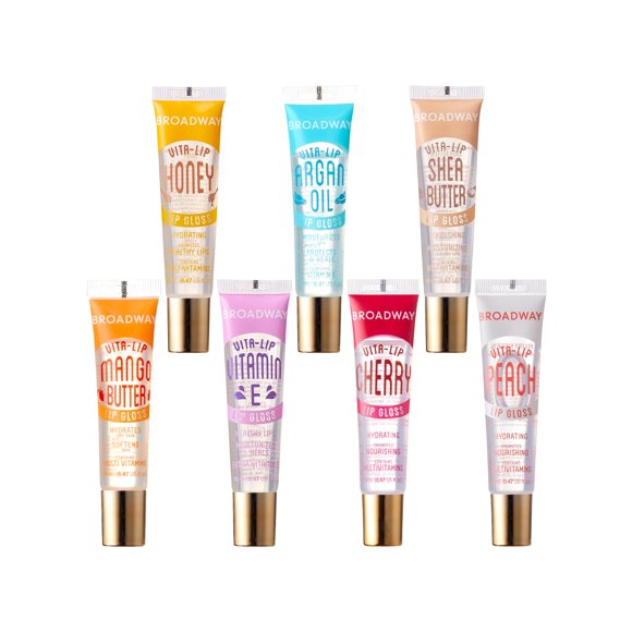 Brillo de labios Ruby Kisses Broadway Vita-Lip Clear (paquete de 7)