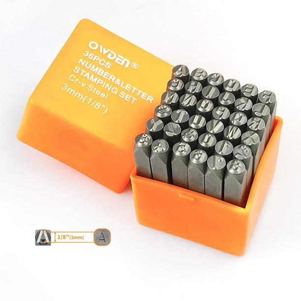 Juego de herramientas de estampado OWDEN Professional, 36 piezas, para joyería artesanal