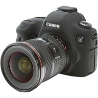 Genérico - Funda Silicona Para Canon 6D Color Negro