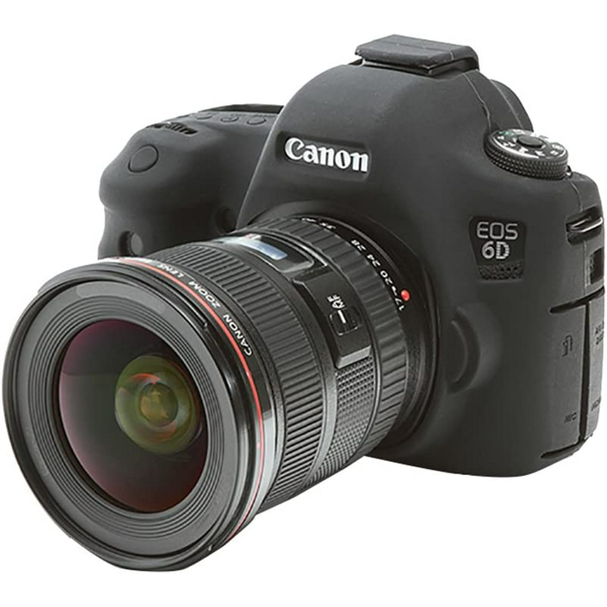 Genérico - Funda Silicona Para Canon 6d Color Negro