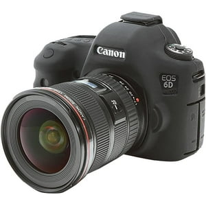 Genérico - Funda Silicona Para Canon 6D Color Negro