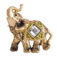 Bothyi - Estatuas Modernas Decorativas Decorativas Del Elefante De La Resina De La Escultura De Mesa De La Decoración Del Elefante