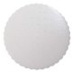 thumbnail image 1 of Base para Pastel O'CREME 20 cm Blanca con Borde Festoneado, 3/32 pulg. de Espesor, 1 of 6