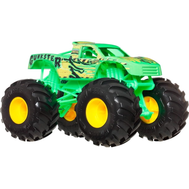 Hot Wheels Camiones Monstruo, Camión Monstruo Sobredimensionado, Camión de Juguete Fundido a Presión a Escala 1:24 con Ruedas Gigantes y Diseños Geniales