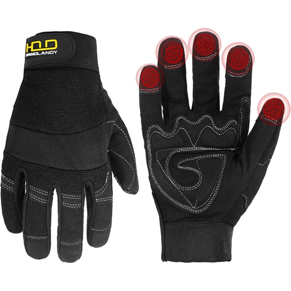 Guantes de trabajo HANDLANDY para hombres y mujeres, multiuso y para mecánica
