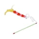 thumbnail image 5 of Cat Wand Toy Teaser Suministros Para Mascotas Gatito Palo Interactivo Jugando Amarillo, 5 of 5