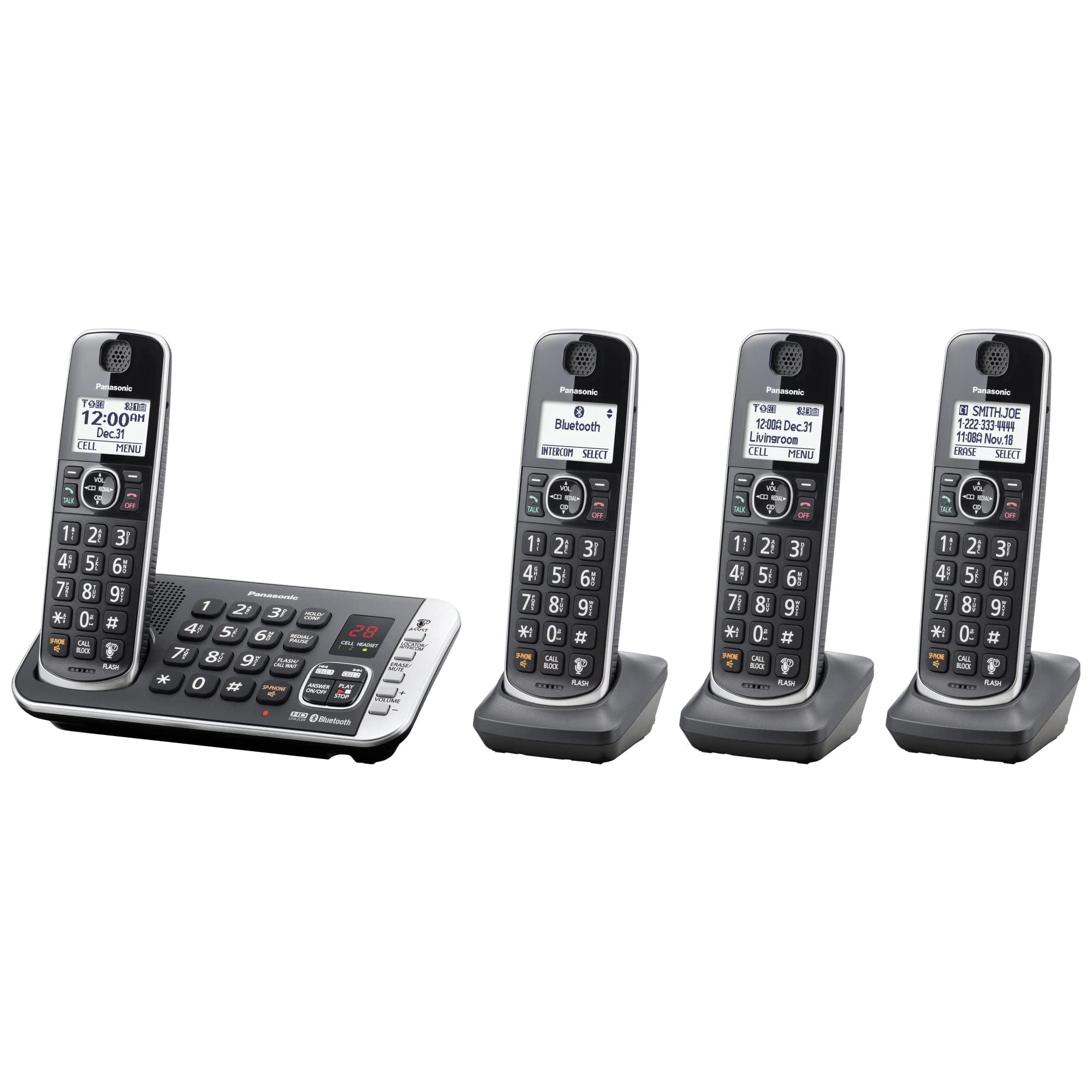 Teléfono Inalámbrico Panasonic Kx-tge674b Bluetooth Dect 6.0