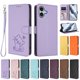 thumbnail image 3 of Funda Billetera con Relieve de Gato para iPhone 16 Plus, Lila Claro, 3 of 6