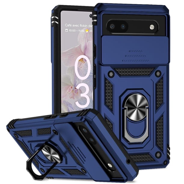 Estuche GANGXUN para Google Pixel 6A, soporte giratorio 360°, estilo mecánico y magnético