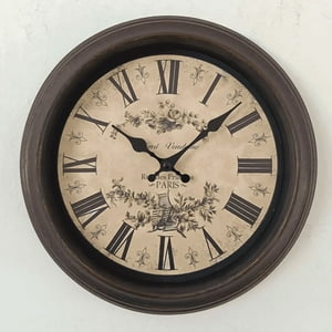 Genérico - Reloj De Pared 52X32.4X33.2 Cm Elemental Café