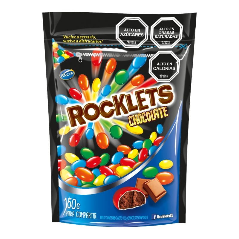 Chocolate Rocklets 150 g Arcor