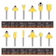 thumbnail image 2 of Juego de brocas para fresar BAIDETS, 12 piezas, 1/4 de carburo de tungsteno, 2 of 8