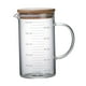thumbnail image 2 of Taza Medidora, Jarra Transparente Para Bebidas Frías Y Calientes, Taza De Cristal De Leche Para Té, Agua, Leche, 500ml, 2 of 5