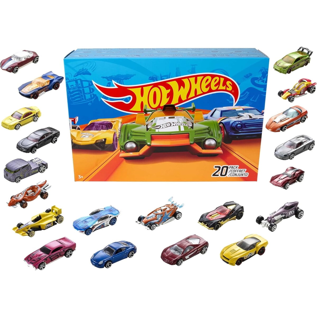 Hot Wheels Set 20 Autos Y Camionetas 164 Diecast