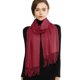 thumbnail image 5 of Chal RIIQIICHY 191 cm × 69 cm con flecos – Pashmina, 5 of 7