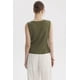 thumbnail image 3 of Polera Mujer Aplicación Botones Verde Olivo, 3 of 4