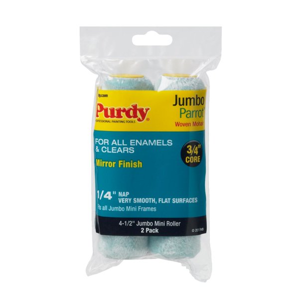 Fundas para rodillo de pintura Purdy Jumbo Mini, 11,5 cm y 0,6 cm, para siesta, paquete de 2