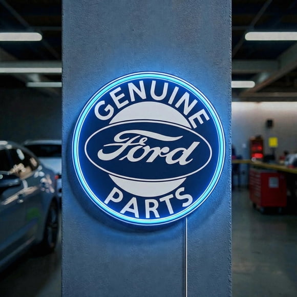 Letrero LED de placa Ford vintage estilo retro de American Art Decor