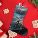thumbnail image 4 of God of Wars Tema: Calcetines de Navidad, fino lino blanco para colgar en escaleras y chimenea, decoración navideña para el hogar, regalo de Navidad. 45cm × 32cm, 4 of 5