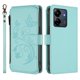 thumbnail image 2 of Funda Cartera Mariposa para [Xiaomi Redmi 13C 4G/5G] con Soporte y Cremallera Verde menta, 2 of 6