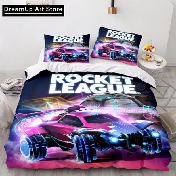 Gane Rocket League Bedding Set Duvet Cover Bed Set Quilt Cover Boys Adult Home Textile