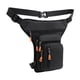 thumbnail image 2 of Bolsa de cintura para hombres bolso de la pierna de la pierna de la pierna de la pierna múltiple bolso de hombro multipropósito de muslo para montar d Cremallera lateral negro, 2 of 5
