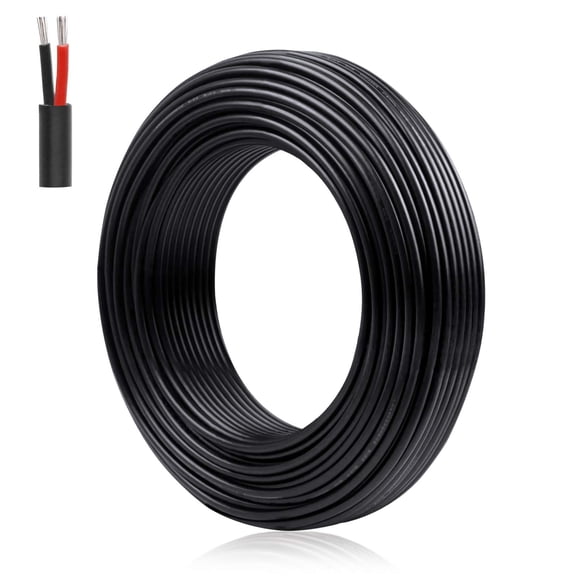Cable eléctrico LEDLightsWorld calibre 22 de 2 conductores, 20 m