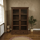 thumbnail image 1 of Vitrina "Horizon" de Madera Natural Vitrina Gran Formato - Café - 120x35x180 cm, 1 of 3