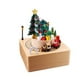 thumbnail image 5 of Cajas musicales de madera navideñas clásicas con muñecas giratorias hechas a mano para amigos y niños decoración del hogar de año Nuevo de San Tren, 5 of 5
