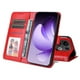 thumbnail image 4 of Funda tipo cartera FOXDOCK para OPPO Reno 14 Pro 5G , diseño girasol en relieve, cuero PU, cierre magnético, soporte y tarjetero, 4 of 5
