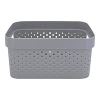 Cesta Almacenamiento 4.5L Mx04742Bl Pp Gris  Haus