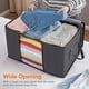 thumbnail image 4 of Bolsa de almacenamiento de ropa Lifewit, 6 paquetes de 60 L de capacidad, 4 of 6