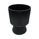 thumbnail image 3 of Macetero Maceta Ceramica Estilo Nordico Negro Base Conica, 3 of 7