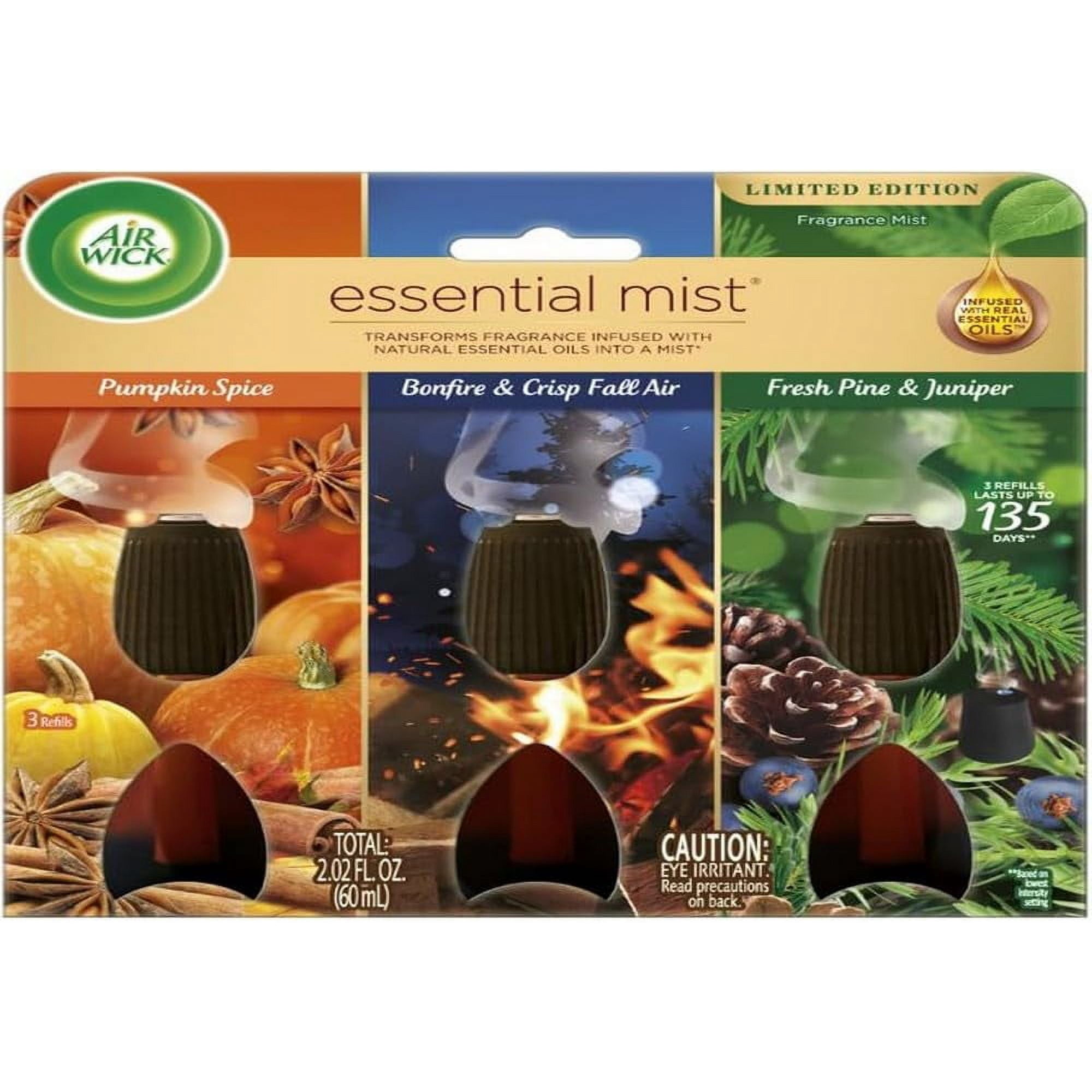 Paquete Air Wick Essential Mist De Triple Recarga Con Múltiples Fragancias