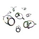 thumbnail image 5 of 9 x Kit de reparación de puntas surtidas Suministros de construcción de cañas de pescar 9 tamaños Guías de ojales de caña de pescar Anillos de cerámic, 5 of 5