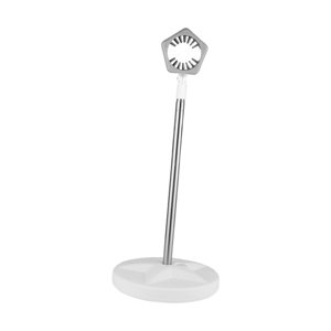 Ioensy - Soporte Para Secador De Pelo Giratorio De 180 Grados Para Herramientas De Aseo De Mascotas Plateado 58-125Cm