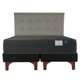 thumbnail image 2 of Cama Europea Chic Black King Mas Designgris, 2 of 6