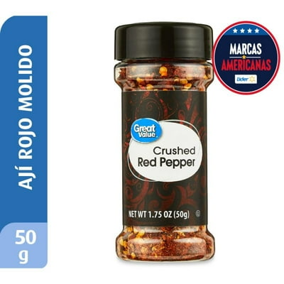 Ají Rojo Molido Frasco 50 G Great Value