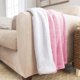 thumbnail image 3 of Manta Genteele Sherpa Super Soft 130 x 150 cm, color rosa y blanco, 3 of 3