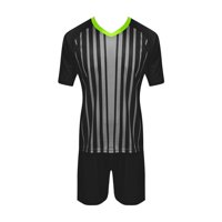 Barracuda - Set Cam+Short Cafu Club Negro-Silver Adu S