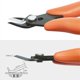 thumbnail image 5 of Alicates KATA Mini Flush Cut de 5 pulgadas para electrónica, 5 of 9