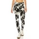 thumbnail image 1 of Saronite Leggings de Yoga de Cintura Alta con Estampado Floral Blanco y Negro (para Mujer), 1 of 4