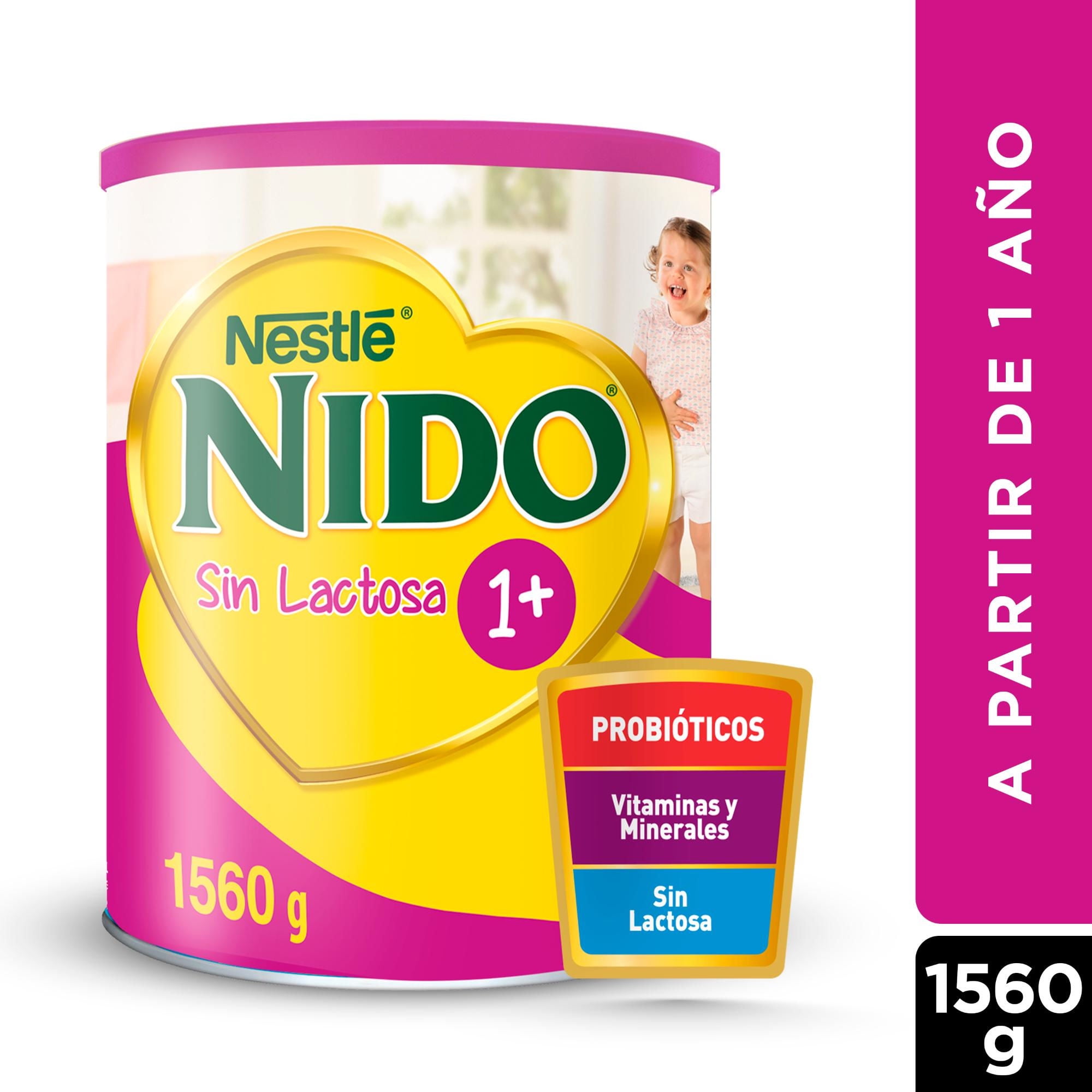 Leche En Polvo Sin Lactosa 1+ Tarro 1560 g Nido