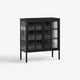 thumbnail image 3 of Vitrina bajo 2 puertas 3 niveles linea black - SC-DC-F006, 3 of 5