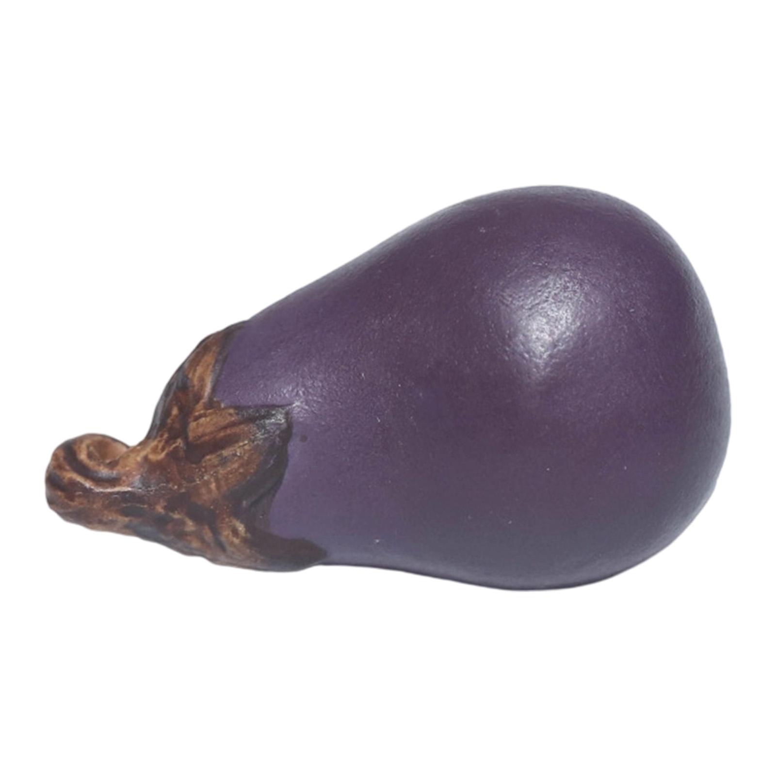 Bothyi - Escultura Tradicional De Berenjena Para Té De Mascotas, Ideal Para Escritorio De Oficina Y Sala De Estar.