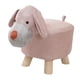 thumbnail image 2 of Reposapiés Otomano De Madera Para Animales Para Habitación De Invitados, Entrada, Porche, Perro Rosa, 2 of 5