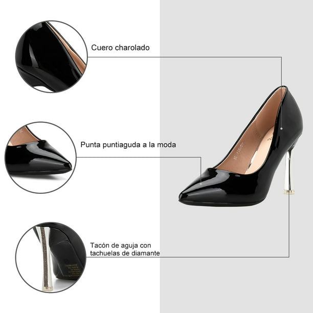 Zapatos Taco Negro Fiesta Weide YOU221 Lider