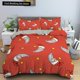 thumbnail image 1 of x213 Bed Sheets Merry Christmas White Bedding Sets XMAS Duvet/Quilt Cover Set Polyester Comforter Cover Full Twin Red Bow Beige 3-Piece Bedding Set (1 Duvet Cover + 2 Pillow Shams) nj213, 1 of 5