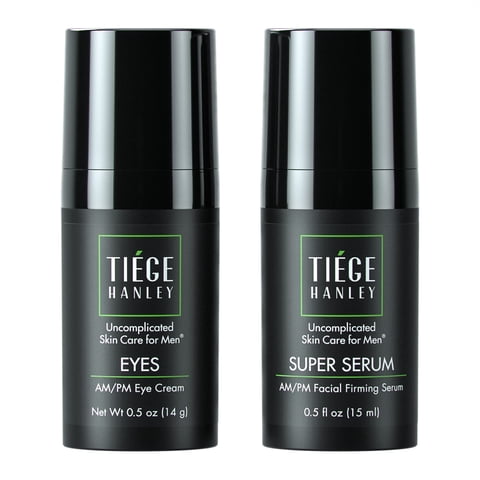 Sérum Reafirmante Facial Y Crema Para Ojos Tiege Hanley Para Hombre